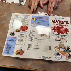 Gary's Restaurant - New menu