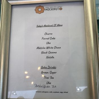 The Mochi Donut Shop - Outer Sunset - Yesterday's menu - Donuts Near Me - San Francisco, California The Mochi Donut Shop - Outer Sunset - Yesterday's menu - Donuts Near Me - San Francisco, California