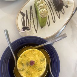 Persian ice cream, Dubai chocolate and chocolate cake