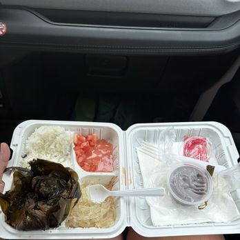 Koloa Fish Market - Pork Lau Lau, Long Rice, Poi and it was good. - Seafood Markets Near Me - Koloa, Hawaii Koloa Fish Market - Pork Lau Lau, Long Rice, Poi and it was good. - Seafood Markets Near Me - Koloa, Hawaii