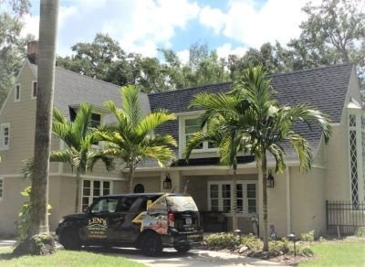 Slide of Len's Roofing