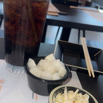 Kyochon Chicken - Complimentary PICKLED RADISH and coleslaw 10/10 INSANE - Korean Near Me - Los Angeles, California