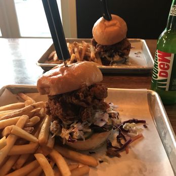 Basilisk - Fried Chicken Sandwich and Fries - New American Near Me - Portland, Oregon