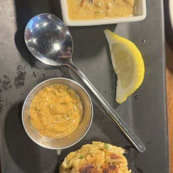 George Roberts - Crab cake and corn chowder - Wine Bars Near Me - Irmo, South Carolina