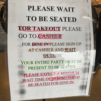 Genki Sushi - Instructions for waiting for a table - Sushi Bars Near Me - Renton, Washington Genki Sushi - Instructions for waiting for a table - Sushi Bars Near Me - Renton, Washington
