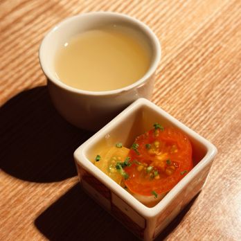 Konban - Complimentary tomato - Izakaya Near Me - New York, New York
