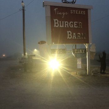 Tiny's Burger Barn - Sign from the road - Burgers Near Me - Tatum, New Mexico