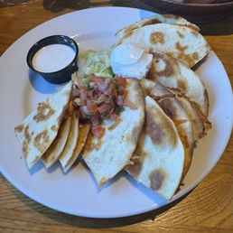 Chicken Bacon Ranch Quesadillas