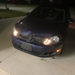 Deer took out the front Deer took out the front