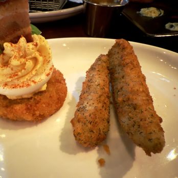 The Edison - DEVILED EGGS, Fried Pickle Spears - Cocktail Bars Near Me - Lake Buena Vista, Florida The Edison - DEVILED EGGS, Fried Pickle Spears - Cocktail Bars Near Me - Lake Buena Vista, Florida
