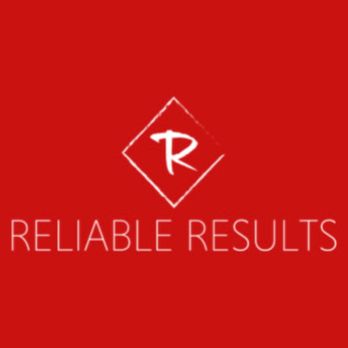 Reliable Results - a red background with the words reliable results - Carpet Cleaning Near Me
