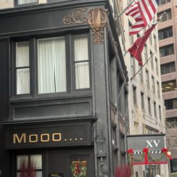 Exterior outside entrance of Mooo.... Beacon Hill - Boston, Massachusetts Exterior outside entrance of Mooo.... Beacon Hill - Boston, Massachusetts