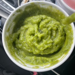This was a remade smoothie I got. ISLAND GREEN This was a remade smoothie I got. ISLAND GREEN