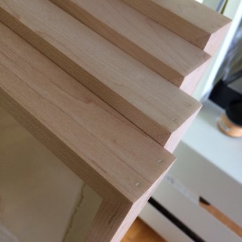 City Frame - Close up of natural ash 1/2" frames - Framing Near Me - New York, New York
