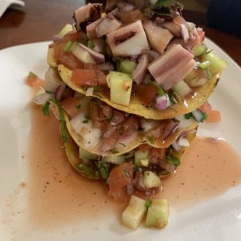 Mexican Limon Seafood and Grill - Tostada Trio - Seafood Near Me - Everman, Texas