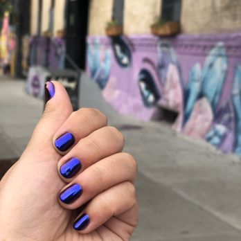 Local Honey - chrome gel by chhiring - Nail Salons Near Me - Brooklyn, New York