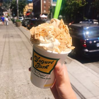 Yogurt Park - Creme brûlée and creamy peanut butter - Ice Cream & Frozen Yogurt Near Me - Berkeley, California Yogurt Park - Creme brûlée and creamy peanut butter - Ice Cream & Frozen Yogurt Near Me - Berkeley, California