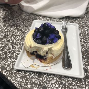 Sixth Course - Had a few bites before the photo. Blue Jasmine - Desserts Near Me - San Francisco, California