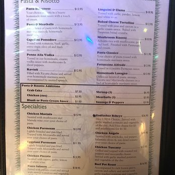 Dean's Place - Pasta, Risotto and Specialties menu - Italian Near Me - Las Vegas, Nevada Dean's Place - Pasta, Risotto and Specialties menu - Italian Near Me - Las Vegas, Nevada