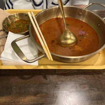 Mala Town - Tomato Flavored Broth, 1.5 lb.  Nothing left  Killed all - Hot Pot Near Me - Las Vegas, Nevada