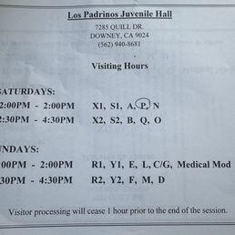 The true visiting hours