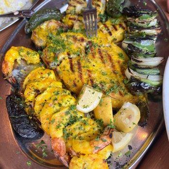 Fanoos Grill - Seafood platter - Middle Eastern Near Me - Torrance, California