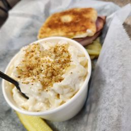 The Cuban with a side of Mac and cheese. SO good! The Cuban with a side of Mac and cheese. SO good!