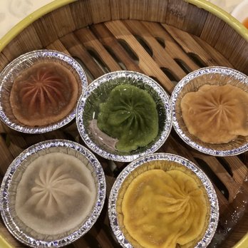 Koi Palace - Rainbow sampler Shanghai Dumplings - Dim Sum Near Me - Milpitas, California Koi Palace - Rainbow sampler Shanghai Dumplings - Dim Sum Near Me - Milpitas, California