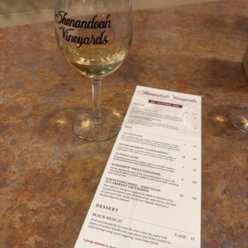 Shenandoah Vineyards - Today's tasting menu - Wineries Near Me - Plymouth, California Shenandoah Vineyards - Today's tasting menu - Wineries Near Me - Plymouth, California