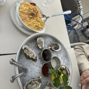 The Sunset Restaurant - Lobster Truffle Mac N Cheese and half dozen of oysters - New American Near Me - Malibu, California The Sunset Restaurant - Lobster Truffle Mac N Cheese and half dozen of oysters - New American Near Me - Malibu, California