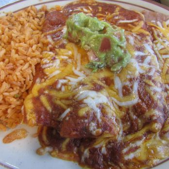 Armenta's Cafe - "Armenta's Fajita Enchiladas" Plate - - Mexican Near Me - San Angelo, Texas