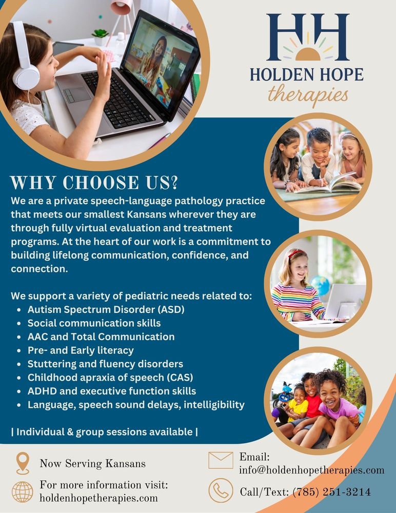 Holden Hope Therapies - child therapist in Basehor, KS