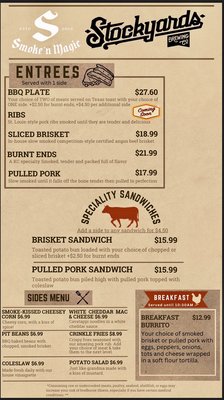 Menu photo 8 Stockyards Brewing Kansas City, MO