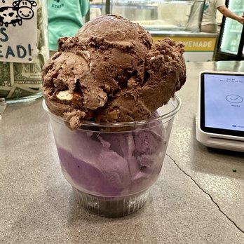 Jersey Cow Ice Cream - Rocky road & ube - Ice Cream & Frozen Yogurt Near Me - Northfield, New Jersey Jersey Cow Ice Cream - Rocky road & ube - Ice Cream & Frozen Yogurt Near Me - Northfield, New Jersey