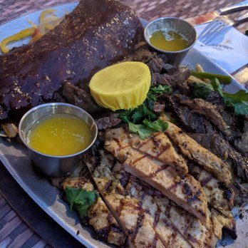 Parrando's Tex-Mex Grill - La tablita combo - we sub'd shrimp for steak. Shareable among 4 people! - Tex-Mex Near Me - Ashburn, Virginia Parrando's Tex-Mex Grill - La tablita combo - we sub'd shrimp for steak. Shareable among 4 people! - Tex-Mex Near Me - Ashburn, Virginia