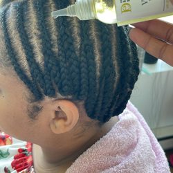 Braid down for Teaditional Sew In