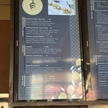 Crest Cafe - Menu 1 of 2, 7/9/2026 - Greek Near Me - Sacramento, California Crest Cafe - Menu 1 of 2, 7/9/2026 - Greek Near Me - Sacramento, California
