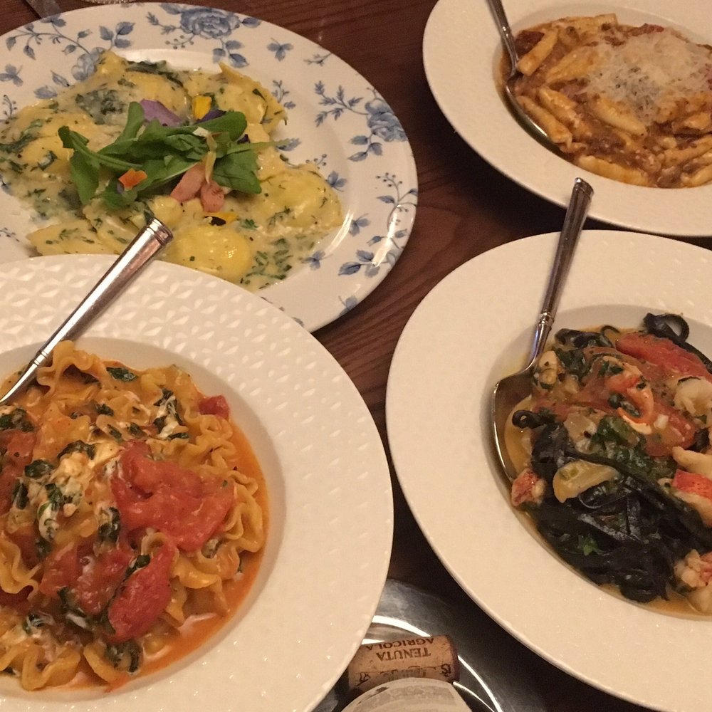 Sfoglina - Downtown - Fabio's ravioli San Leo; Sardinian ricotta cavatelli; mafalde telefono; squid ink linguine. - Italian Near Me - Washington, DC, District of Columbia Sfoglina - Downtown - Fabio's ravioli San Leo; Sardinian ricotta cavatelli; mafalde telefono; squid ink linguine. - Italian Near Me - Washington, DC, District of Columbia