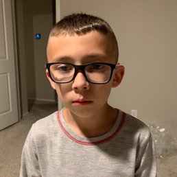 My sons hair cut. My sons hair cut.