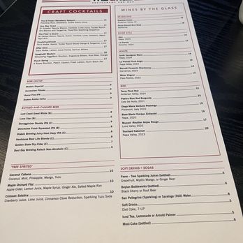 The Q Restaurant & Bar - Drink menu - Barbeque Near Me - Napa, California The Q Restaurant & Bar - Drink menu - Barbeque Near Me - Napa, California