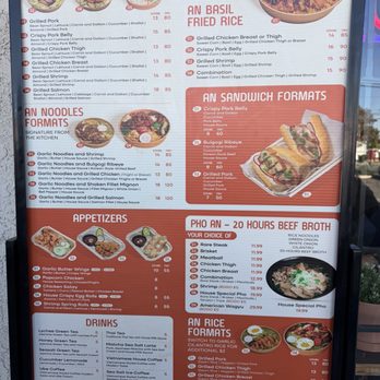 An Noodles and Pho - Menu 11/28/25 - Comfort Food Near Me - Santa Ana, California An Noodles and Pho - Menu 11/28/25 - Comfort Food Near Me - Santa Ana, California