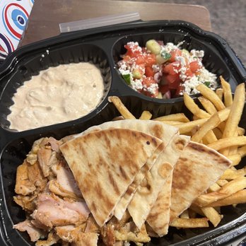 Yiro Yiro - Chicken Yiro on a Plate Spicy Tzatziki - Greek Near Me - Philadelphia, Pennsylvania Yiro Yiro - Chicken Yiro on a Plate Spicy Tzatziki - Greek Near Me - Philadelphia, Pennsylvania