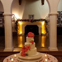 Iva Lee's Catering - Our cake with Iva Lee's cake stand and table linens