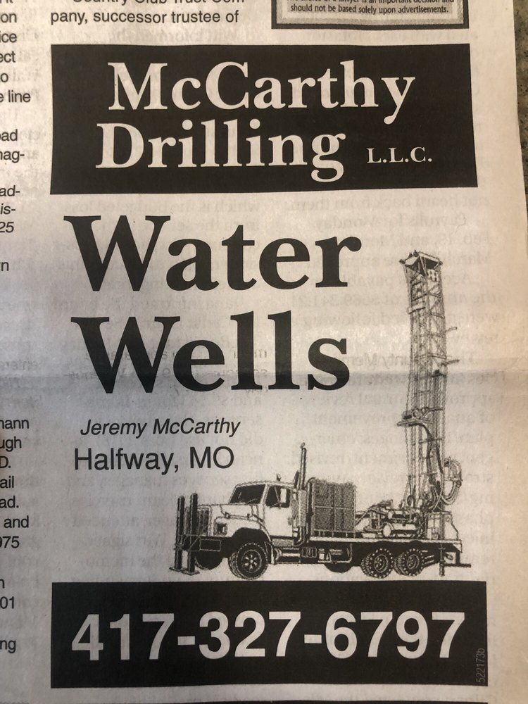 Slide of McCarthy Drilling
