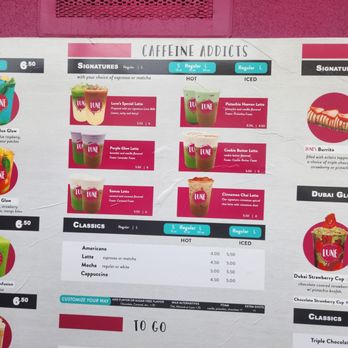 Lune - Menu (11/13/25) - Coffee & Tea Near Me - Lakewood, Washington
