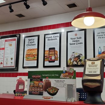 Firehouse Subs - Order counter and menu display - Sandwiches Near Me - Wichita, Kansas Firehouse Subs - Order counter and menu display - Sandwiches Near Me - Wichita, Kansas