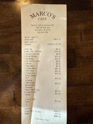 Marco’s Café and Espresso Bar by null