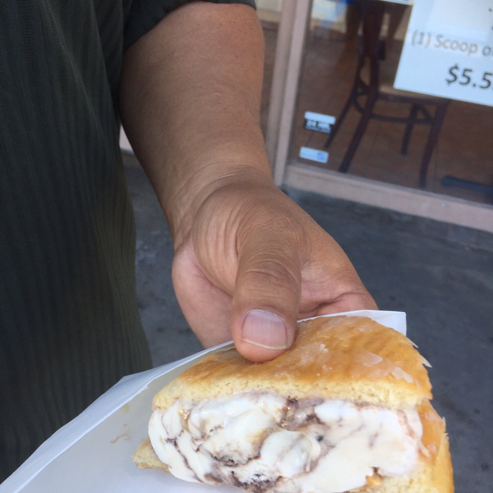 Afters Ice Cream - Had the Triple C in a donut! Good choice! - Ice Cream & Frozen Yogurt Near Me - Fullerton, California