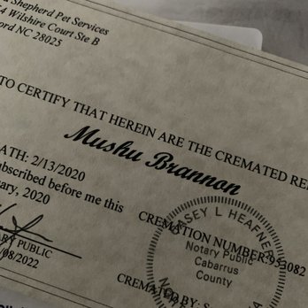 good shepherd pet cremation