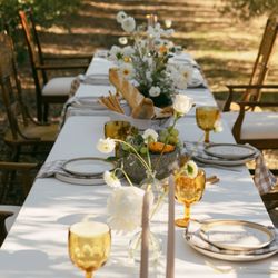 Earth and Events - Tablescape for a intimate welcome dinner